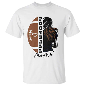 Proud Football Mom T Shirt Game Day Supporter Gift TS12 White Print Your Wear