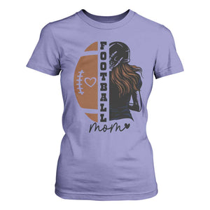 Proud Football Mom T Shirt For Women Game Day Supporter Gift TS12 Violet Print Your Wear