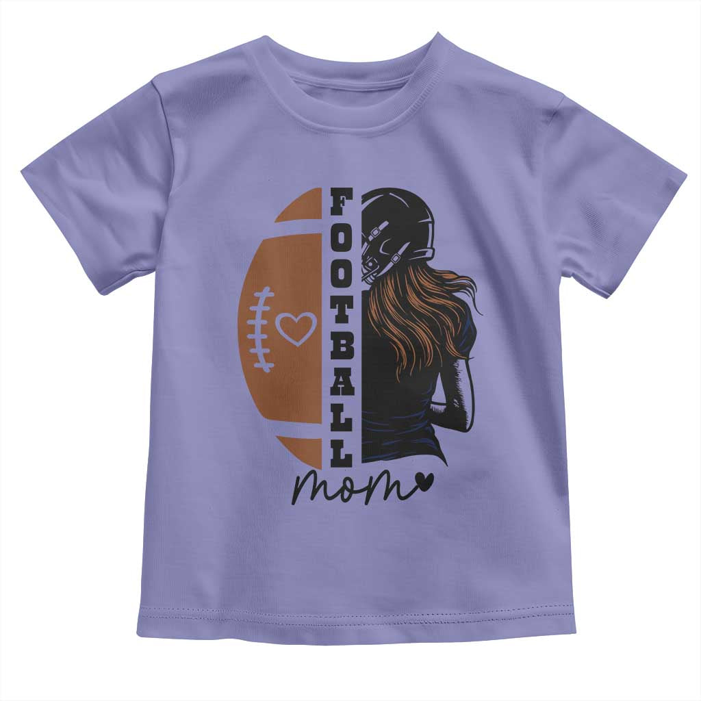 Proud Football Mom Toddler T Shirt Game Day Supporter Gift TS12 Violet Print Your Wear