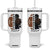 Proud Football Mom Tumbler With Handle Game Day Supporter Gift TS12 One Size: 40 oz White Print Your Wear