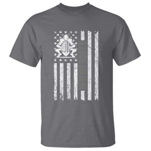 Proud Football Lineman T Shirt American Flag Sports Gift TS12 Charcoal Print Your Wear