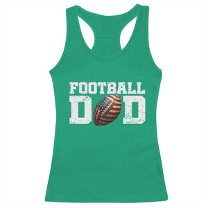 Football Dad Racerback Tank Top Sports Fan Gift For Men TS12 Irish Green Print Your Wear