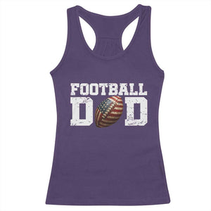 Football Dad Racerback Tank Top Sports Fan Gift For Men TS12 Purple Print Your Wear