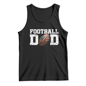 Football Dad Tank Top Sports Fan Gift For Men TS12 Black Print Your Wear