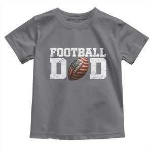 Football Dad Toddler T Shirt Sports Fan Gift For Men TS12 Charcoal Print Your Wear