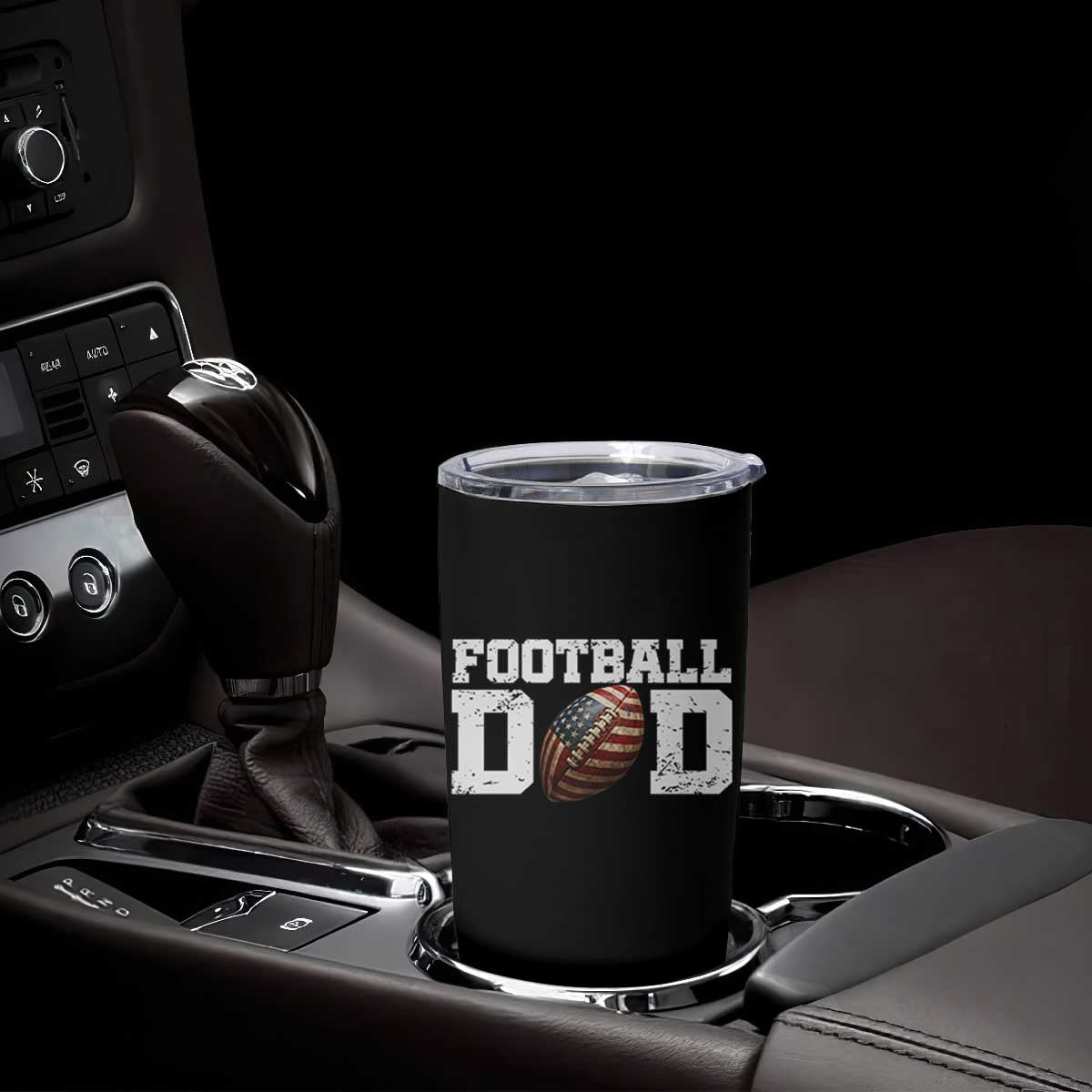 Football Dad Tumbler Cup Sports Fan Gift For Men TS12 Print Your Wear