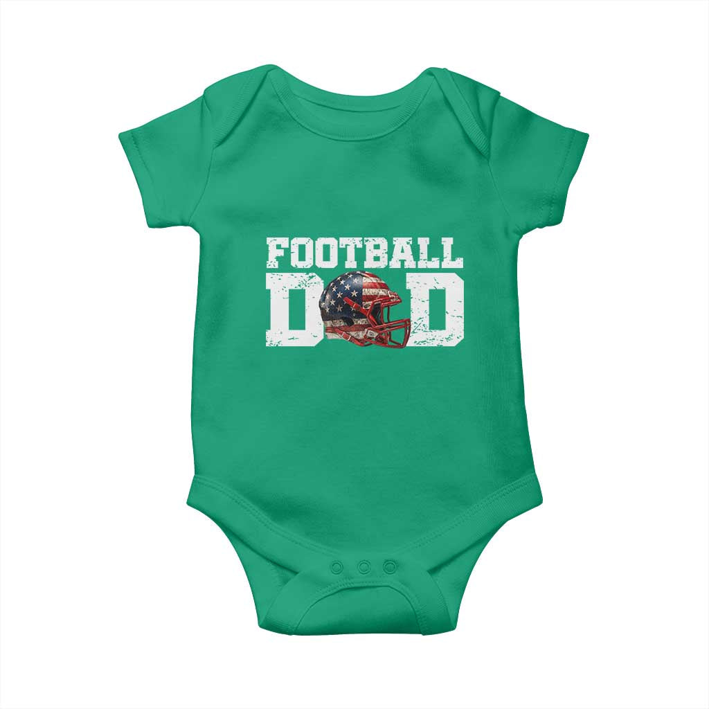 Proud Football Dad Baby Onesie Funny Sports Fan Gift TS12 Irish Green Print Your Wear