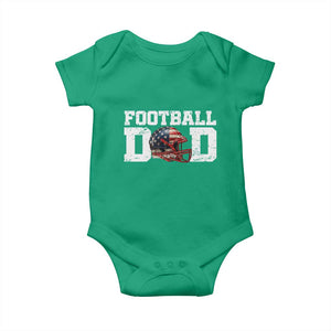 Proud Football Dad Baby Onesie Funny Sports Fan Gift TS12 Irish Green Print Your Wear
