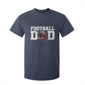 Proud Football Dad T Shirt For Kid Funny Sports Fan Gift TS12 Navy Print Your Wear