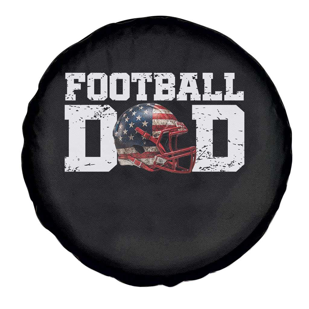 Proud Football Dad Spare Tire Cover Funny Sports Fan Gift TS12 Print Your Wear