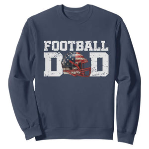 Proud Football Dad Sweatshirt Funny Sports Fan Gift TS12 Navy Print Your Wear
