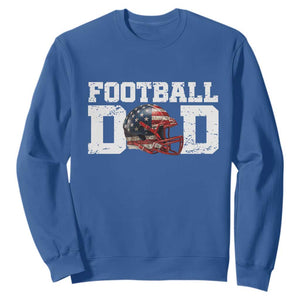 Proud Football Dad Sweatshirt Funny Sports Fan Gift TS12 Royal Blue Print Your Wear