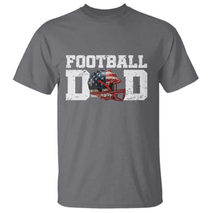 Proud Football Dad T Shirt Funny Sports Fan Gift TS12 Charcoal Print Your Wear