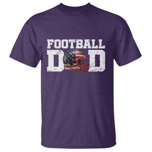 Proud Football Dad T Shirt Funny Sports Fan Gift TS12 Purple Print Your Wear
