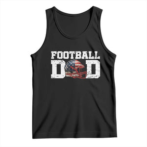 Proud Football Dad Tank Top Funny Sports Fan Gift TS12 Black Print Your Wear