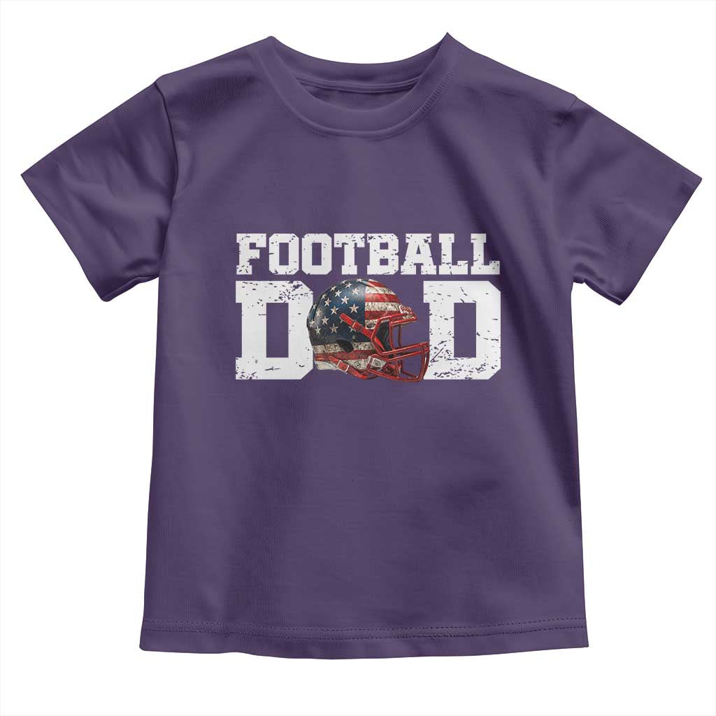 Proud Football Dad Toddler T Shirt Funny Sports Fan Gift TS12 Purple Print Your Wear