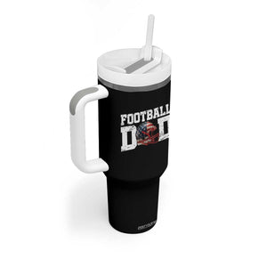 Proud Football Dad Tumbler With Handle Funny Sports Fan Gift TS12 Print Your Wear