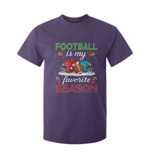 Football Is My Favorite Season T Shirt For Kid Christmas Holiday Sports Gift TS12 Purple Print Your Wear