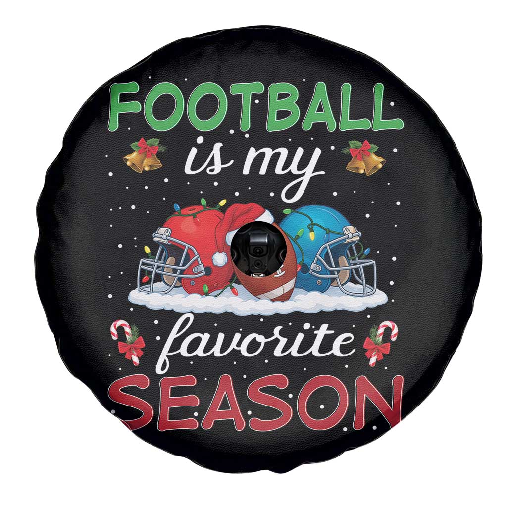 Football Is My Favorite Season Spare Tire Cover Christmas Holiday Sports Gift TS12 Print Your Wear