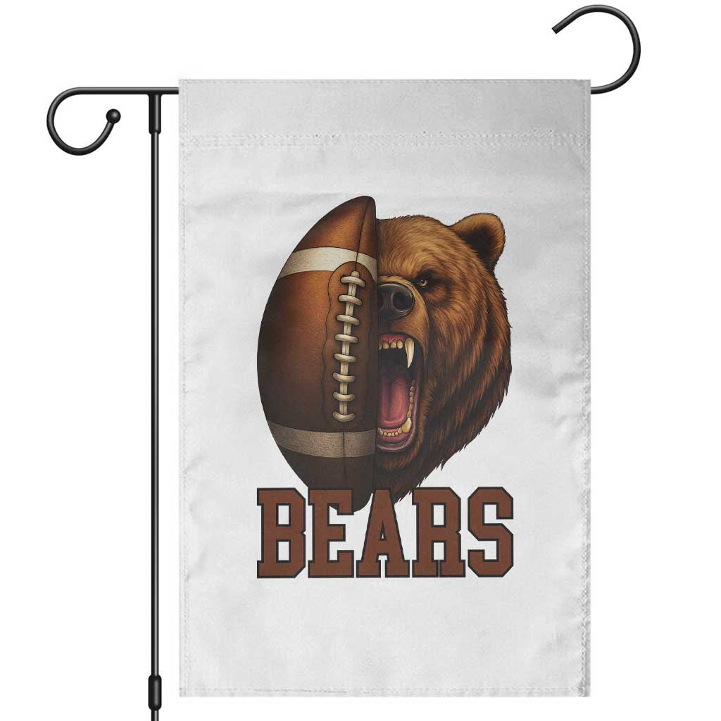 Fear The Bear Football Garden Flag Game Day Sports Fan Gift TS12 White Print Your Wear