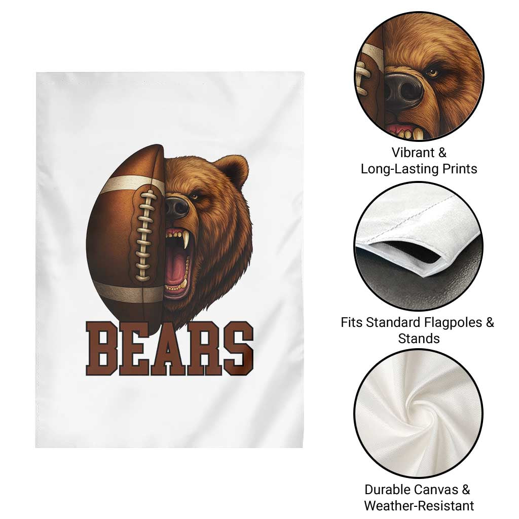 Fear The Bear Football Garden Flag Game Day Sports Fan Gift TS12 Print Your Wear