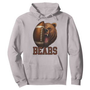 Fear The Bear Football Hoodie Game Day Sports Fan Gift TS12 Ice Gray Print Your Wear