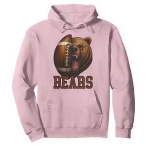 Fear The Bear Football Hoodie Game Day Sports Fan Gift TS12 Light Pink Print Your Wear
