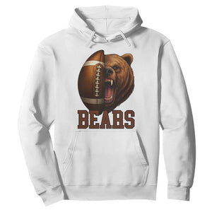 Fear The Bear Football Hoodie Game Day Sports Fan Gift TS12 White Print Your Wear