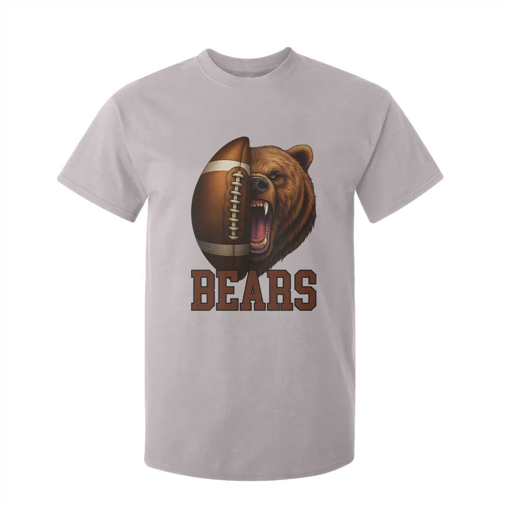 Fear The Bear Football T Shirt For Kid Game Day Sports Fan Gift TS12 Ice Gray Print Your Wear