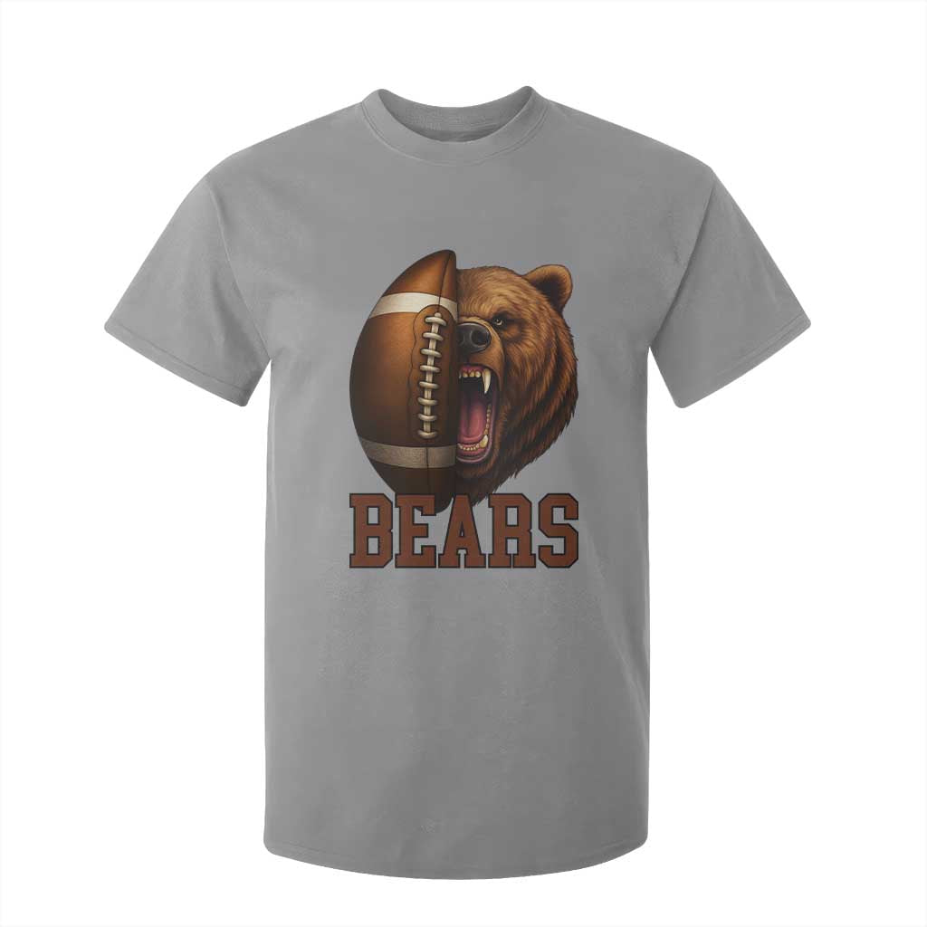 Fear The Bear Football T Shirt For Kid Game Day Sports Fan Gift TS12 Sport Gray Print Your Wear