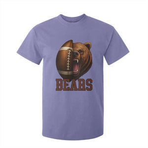 Fear The Bear Football T Shirt For Kid Game Day Sports Fan Gift TS12 Violet Print Your Wear