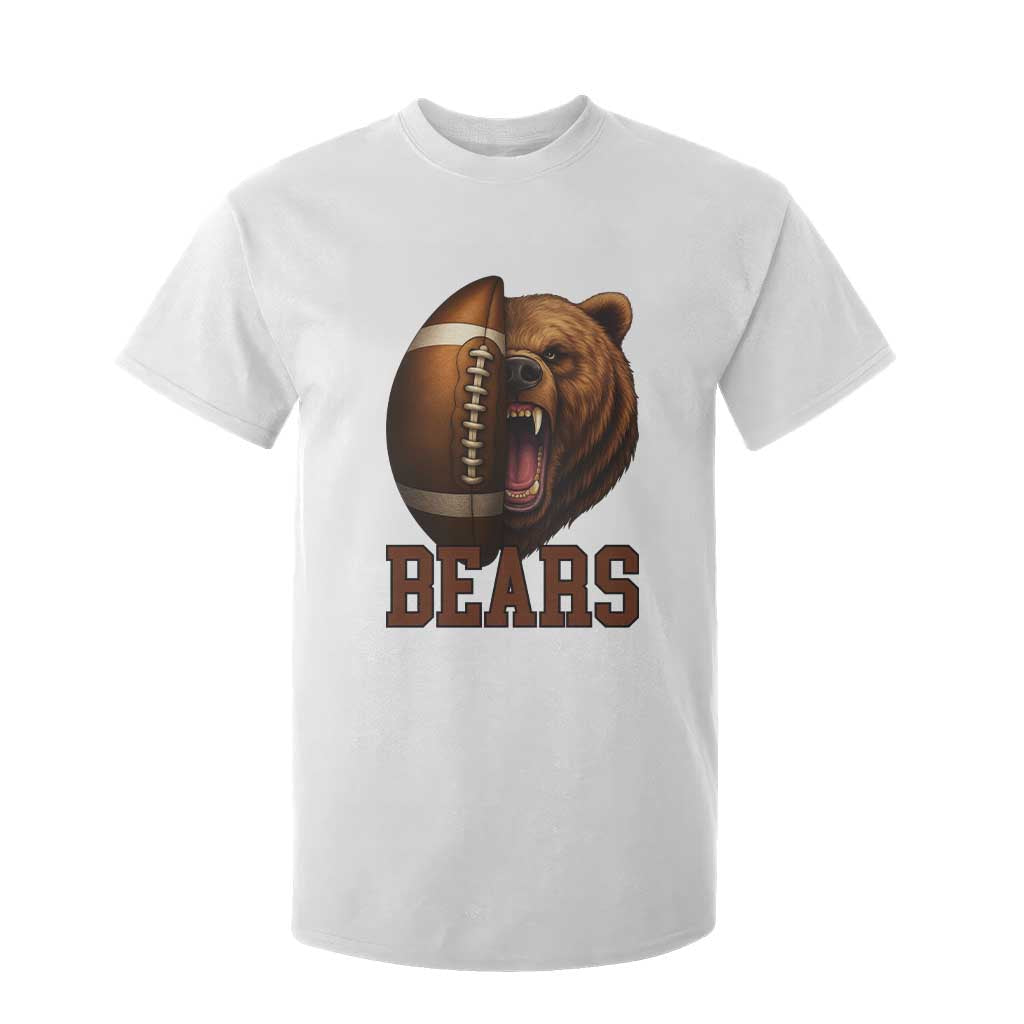 Fear The Bear Football T Shirt For Kid Game Day Sports Fan Gift TS12 White Print Your Wear