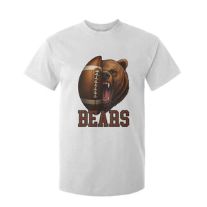 Fear The Bear Football T Shirt For Kid Game Day Sports Fan Gift TS12 White Print Your Wear