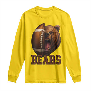 Fear The Bear Football Long Sleeve Shirt Game Day Sports Fan Gift TS12 Daisy Print Your Wear