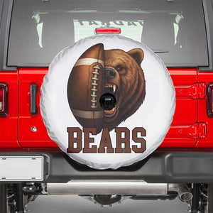 Fear The Bear Football Spare Tire Cover Game Day Sports Fan Gift TS12 White Print Your Wear