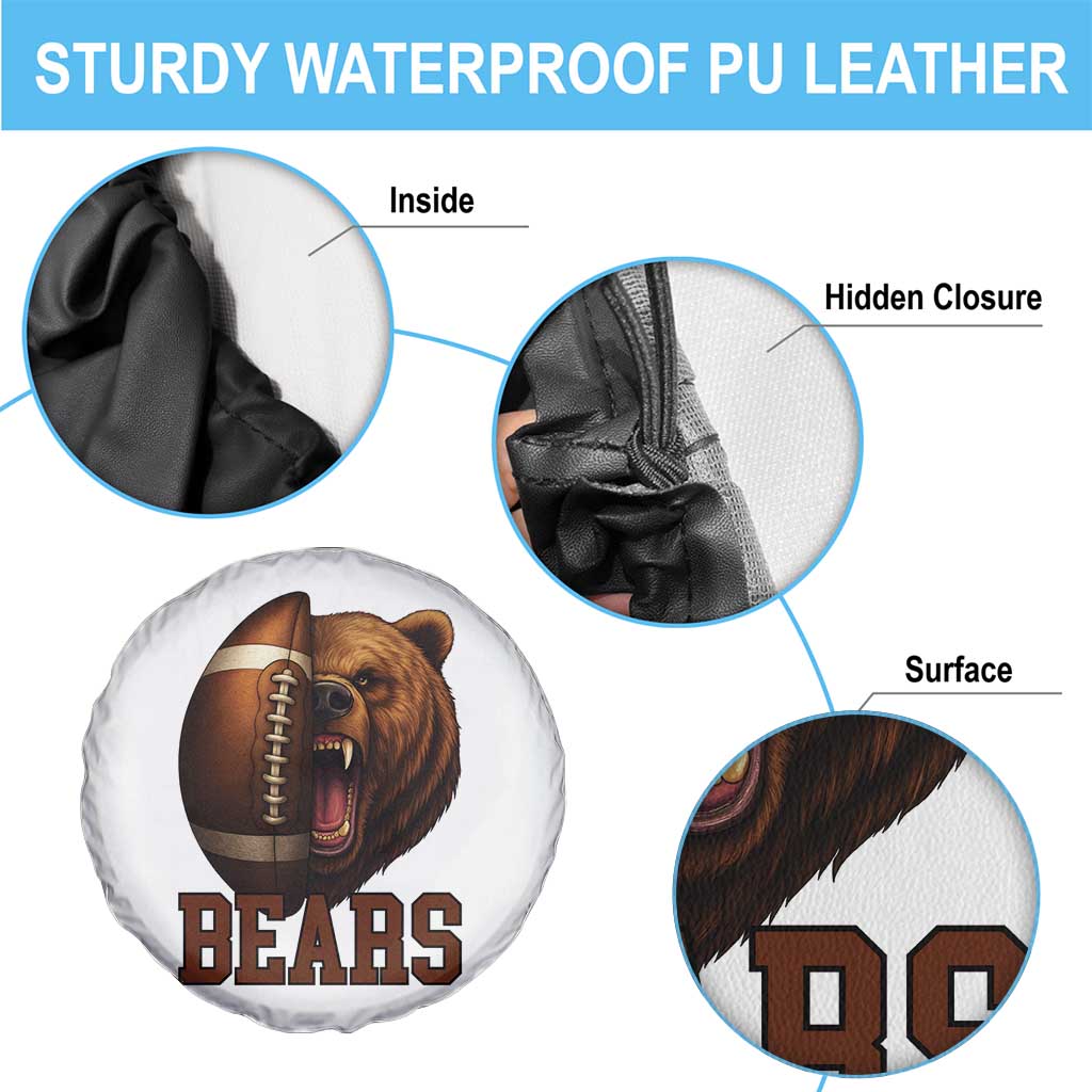 Fear The Bear Football Spare Tire Cover Game Day Sports Fan Gift TS12 Print Your Wear