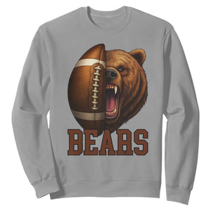 Fear The Bear Football Sweatshirt Game Day Sports Fan Gift TS12 Sport Gray Print Your Wear