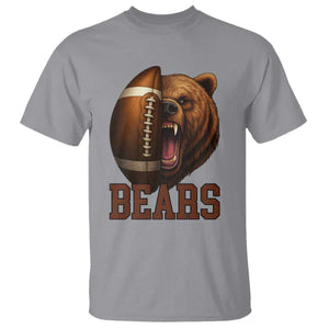 Fear The Bear Football T Shirt Game Day Sports Fan Gift TS12 Sport Gray Print Your Wear