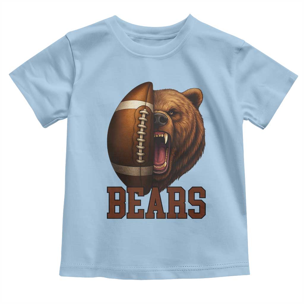 Funny CFBF Toddler T Shirt Game Day Sports Fan Gift TS12 Light Blue Print Your Wear