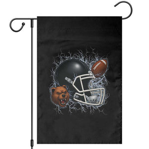 Game Day Sports Fan Gift Garden Flag Lightning Bear Helmet TS12 Black Print Your Wear