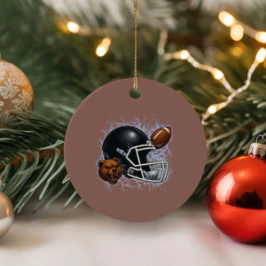 Game Day Sports Fan Gift Ceramic Ornament Lightning Bear Helmet TS12 1pc Mocha Print Your Wear