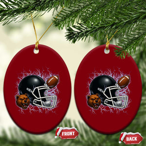 Game Day Sports Fan Gift Ceramic Ornament Lightning Bear Helmet TS12 Print Your Wear