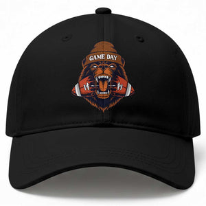Game Day Fierce BR Biting Ball Baseball Cap Football Player Gift TS12 Print Your Wear