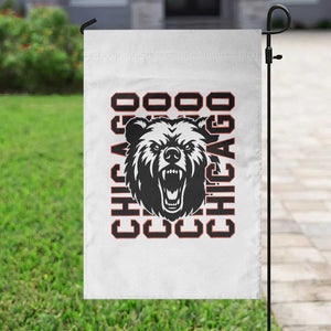 Game Day Football Fan Gift Garden Flag Chicago With Bear TS12 Print Your Wear