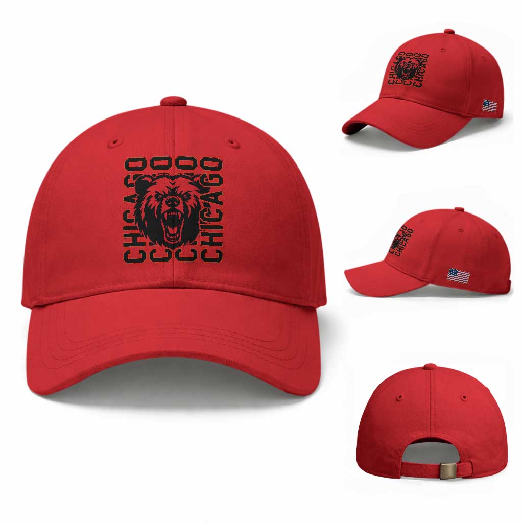 Game Day Football Fan Gift Baseball Cap CFB Lover TS12 Baseball Cap Universal Fit Red Print Your Wear