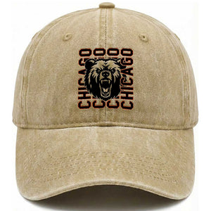 Game Day Football Fan Gift Washed Cotton Baseball Cap CFB Lover TS12 Print Your Wear