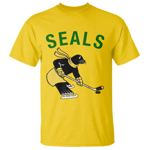 Funny Seal Ice Hockey Player T Shirt Winter Sports Gift TS12 Daisy Print Your Wear