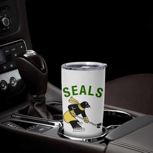 Funny Seal Ice Hockey Player Tumbler Cup Winter Sports Gift TS12 Print Your Wear