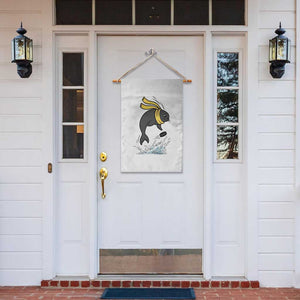 Funny Seal Playing Ice Hockey Garden Flag Winter Sports Gift TS12 Print Your Wear