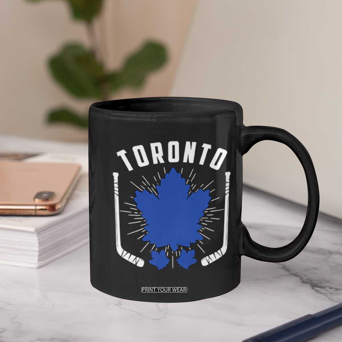 Toronto Ice Hockey Lover Coffee Mug Vintage Canada Gift TS12 Print Your Wear